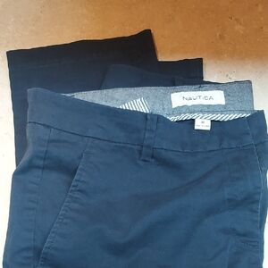 Nautica Women's Dark Navy Chino Pants